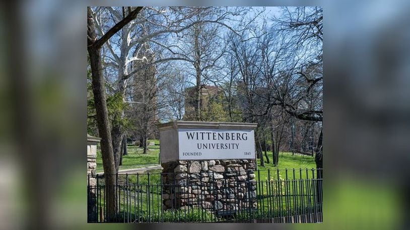 Wittenberg University campus entrance. Contributed