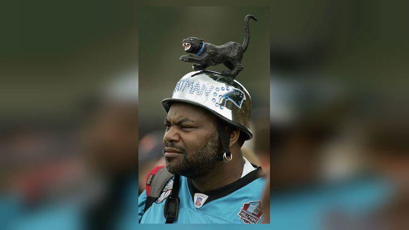 FILE PHOTO: Longtime superfan of the Carolina Panthers, Greg “Catman” Good, died Friday at the age of 62, according to his son. (Photo: Grant Halverson/Getty Images)