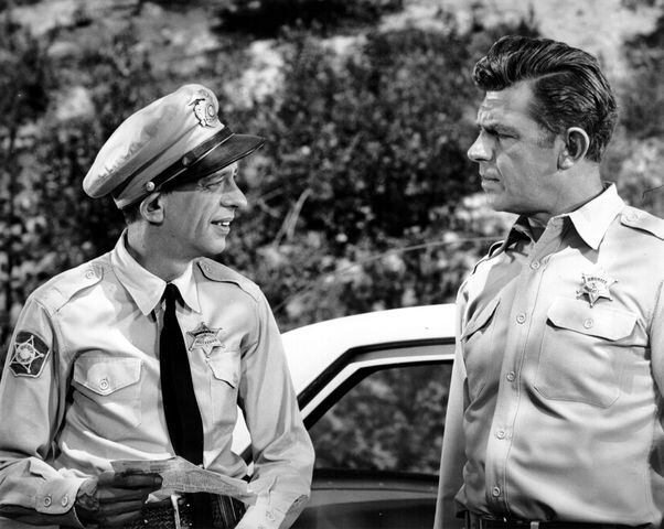 Andy and Barney from "The Andy Griffith Show"