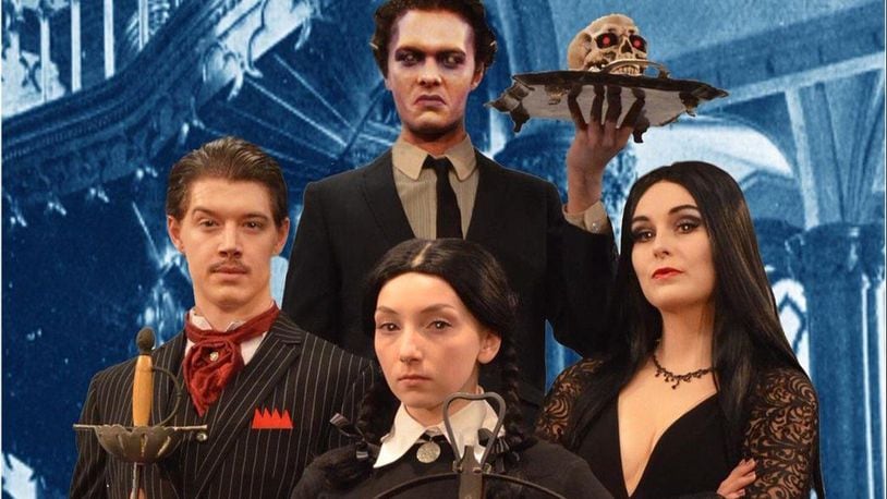 Wright State University presents Andrew Lippa, Marshall Brickman and Rick Elice’s 2010 Tony Award-nominated musical comedy “The Addams Family” Oct. 31-Nov. 17 in the Festival Playhouse of the Creative Arts Center. CONTRIBUTED/W. STUART MCDOWELL