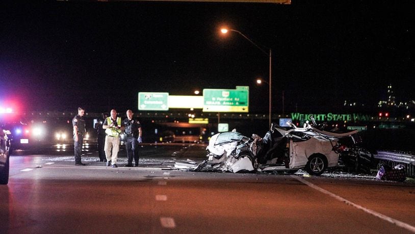 A Wright State University student was killed in a head-on wrong-way collision on Interstate 675 North near the North Fairfield Road exit June 21, 2019. The other driver, Ronald Myer of Centerville, is facing vehicular homicide and OVI charges. JIM NOELKER/STAFF