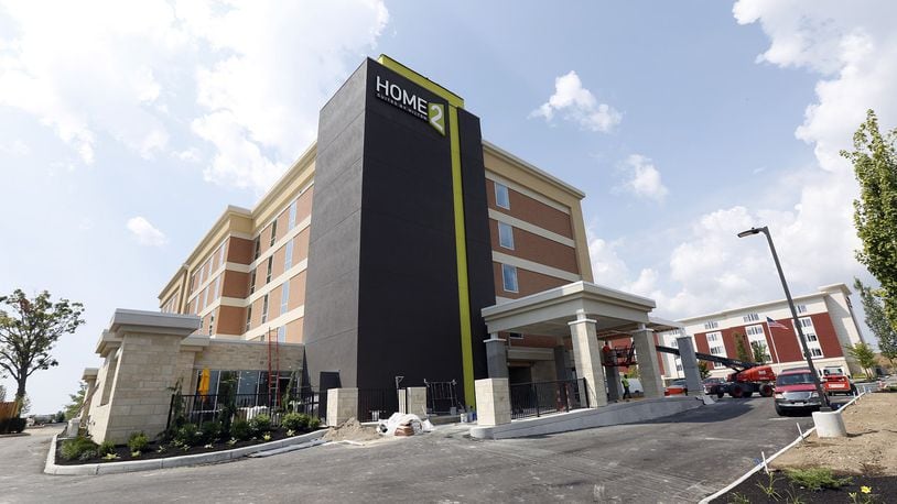 The addition of a new dual-branded Marriot hotel is expected to bring 160 new rooms in the parking lot of the former Sears at the Mall at Fairfield Commons. That makes a total 463 hotel rooms across four hotels that have launched this year or were approved for development in the city. Other recent hotels include the Tru by Hilton, Home 2 Suites, and Holiday Inn Express & Suites that is currently under construction. TY GREENLEES / STAFF