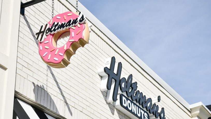 Holtman’s Donuts is now open in the Streets of West Chester on Civic Centre Boulevard in West Chester Twp. NICK GRAHAM/STAFF
