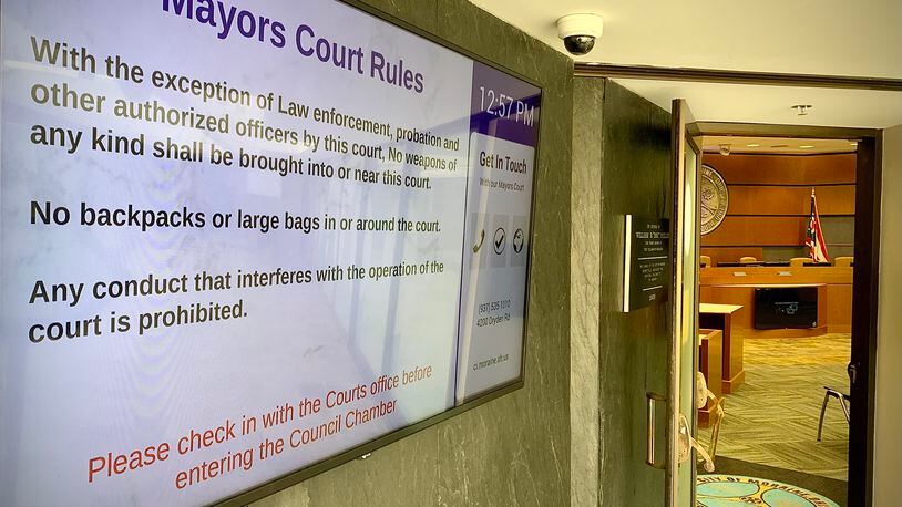 The rules for the Mayors Court in Moraine. MARSHALL GORBY\STAFF