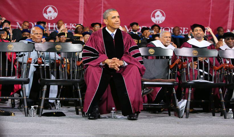 Obama visits Atlanta for Morehouse graduation
