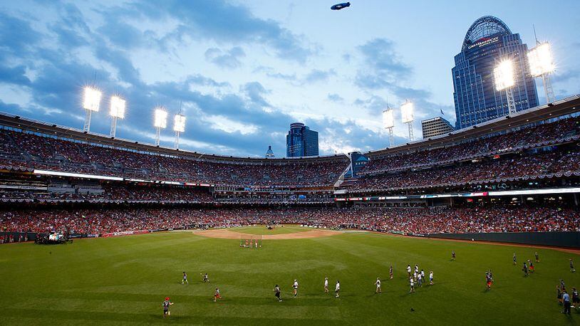 CINCINNATI, OH - JULY 13: A general view during the Gillette Home Run Derby presented by Head & Shoulders at the Great American Ball Park on July 13, 2015 in Cincinnati, Ohio. (Photo by Joe Robbins/Getty Images)
