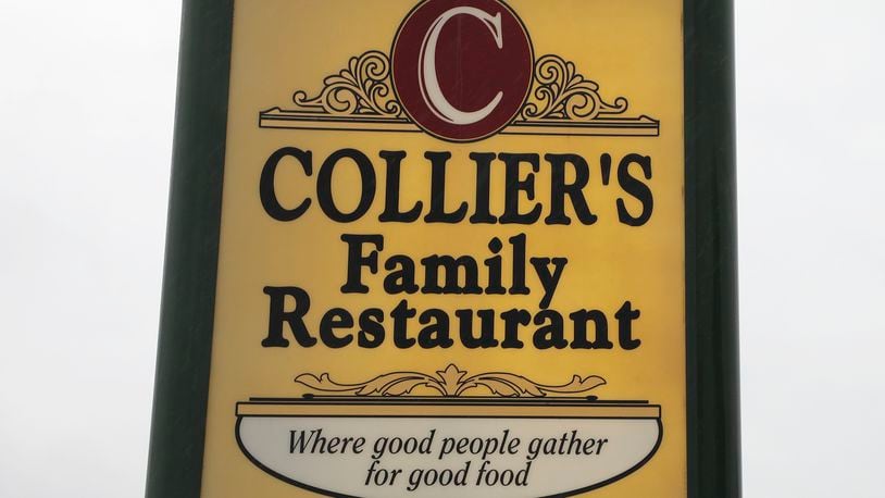 Collier's Family Restaurant sign. Bill Lackey/Staff