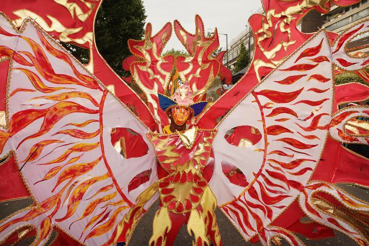 Colorful, crazy carnival in London