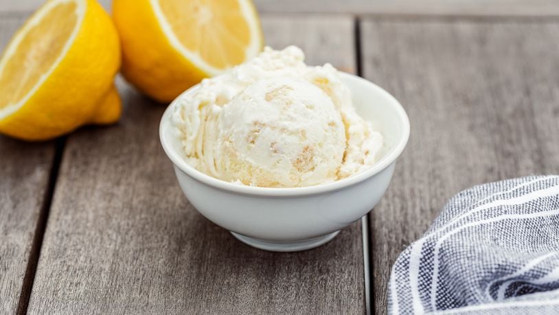 Graeter’s Ice Cream is continuing its introduction of bonus flavors with Lemon Meringue Pie now available in Dayton-area scoop shops and online (CONTRIBUTED PHOTO).