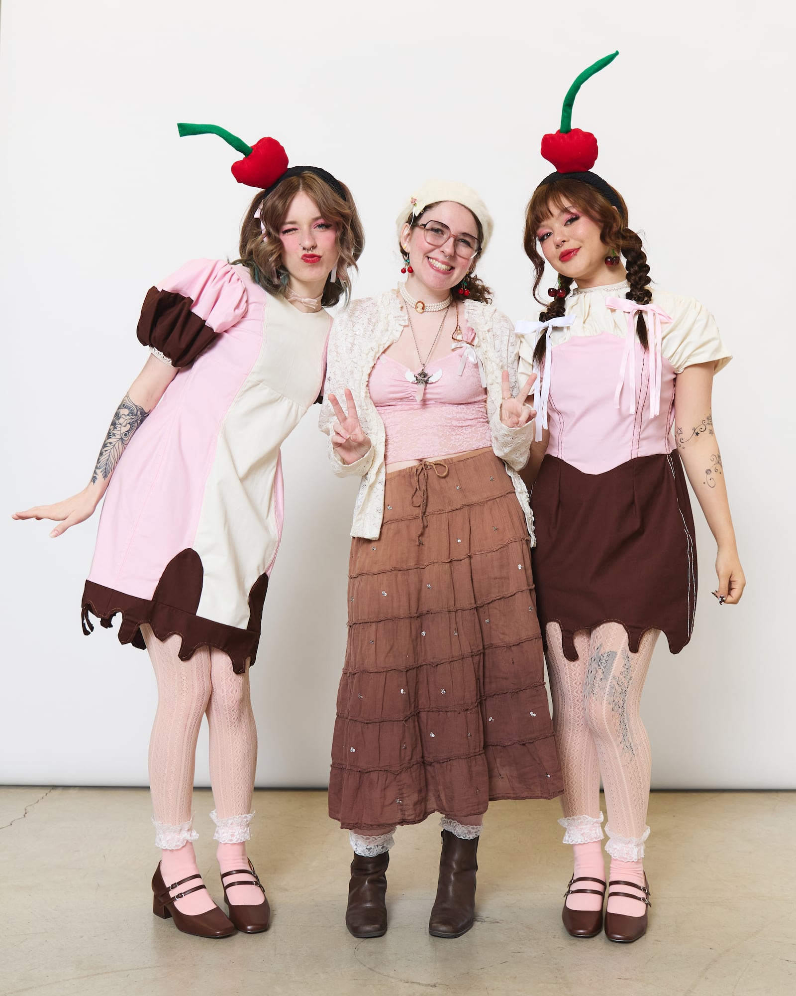 Kendall Brock (center) debuted their "Neapolitan" collection at the CCAD Fashion Show on May 15, 2025. MOLLY DUNN/CONTRIBUTED
