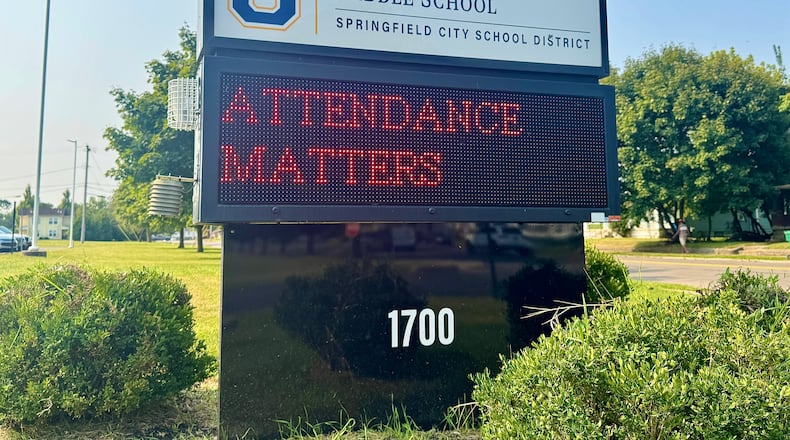 The Springfield City School District is celebrating September's Attendance Awareness Month by “reenergizing” its expectations for staff and students while working toward a higher attendance rate. Contributed
