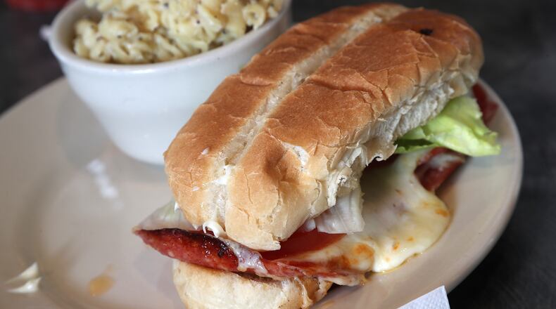 An Italian Sub at the Bullpen Sports Bar, a new family-friendly restaurant in downtown Springfield serving breakfast. A grand opening is planned for Saturday, Oct. 22. BILL LACKEY/STAFF