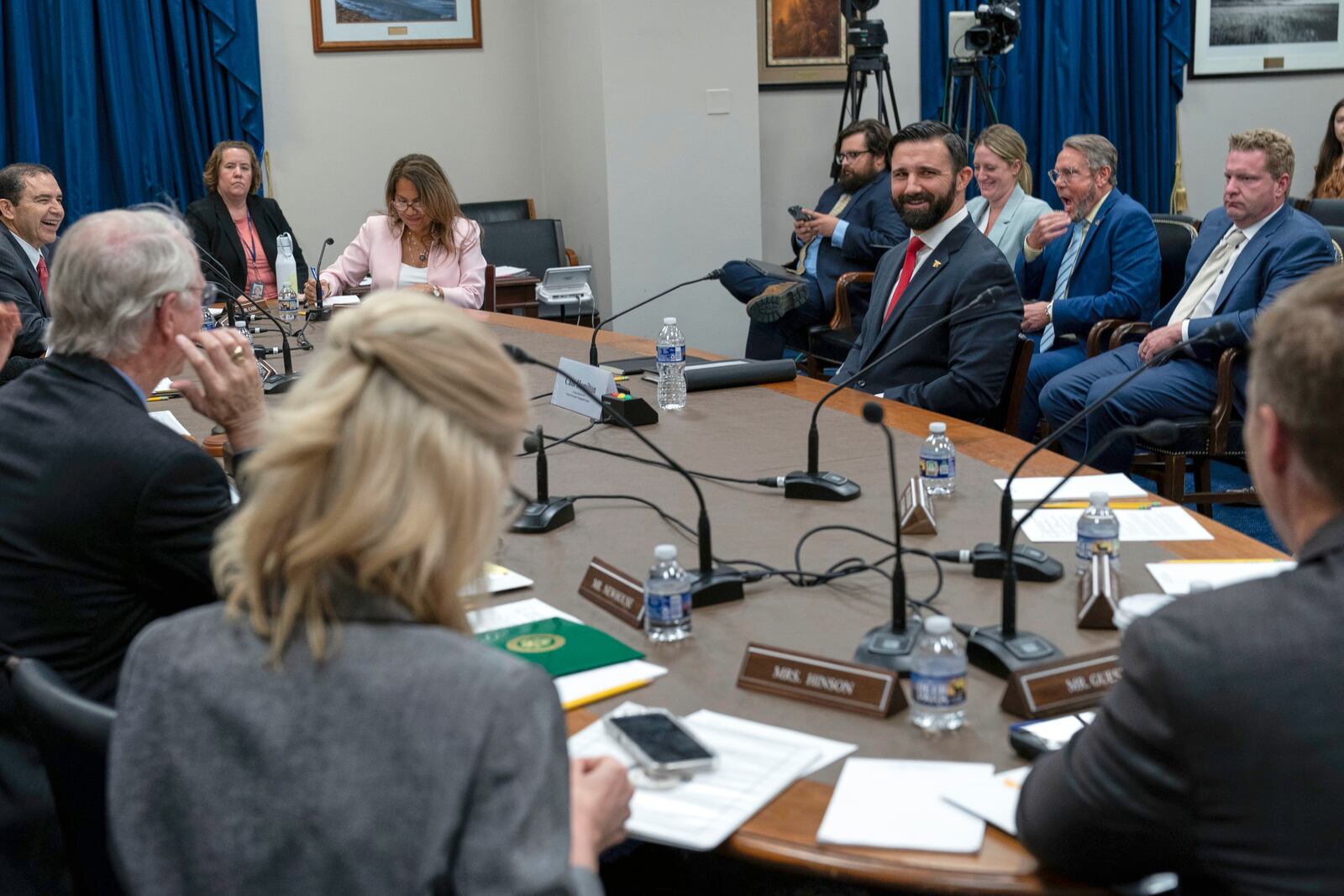 Cam Hamilton acting administrator of the Federal Emergency Management Agency testifies before the House Committee on Appropriations dubcommittee on Homeland Security oversight hearing of FEMA on Capitol Hill in Washington, Wednesday, May 7, 2025. (AP Photo/Jose Luis Magana)