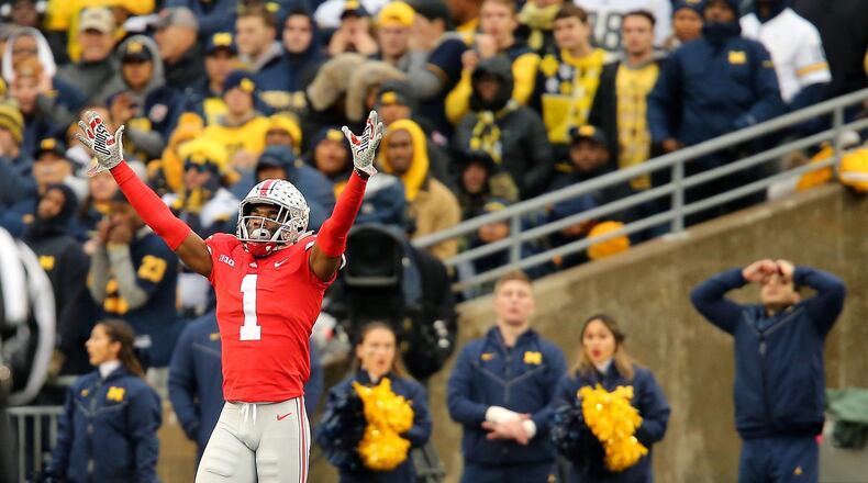 Ohio State cornerback Jeffrey Okudah