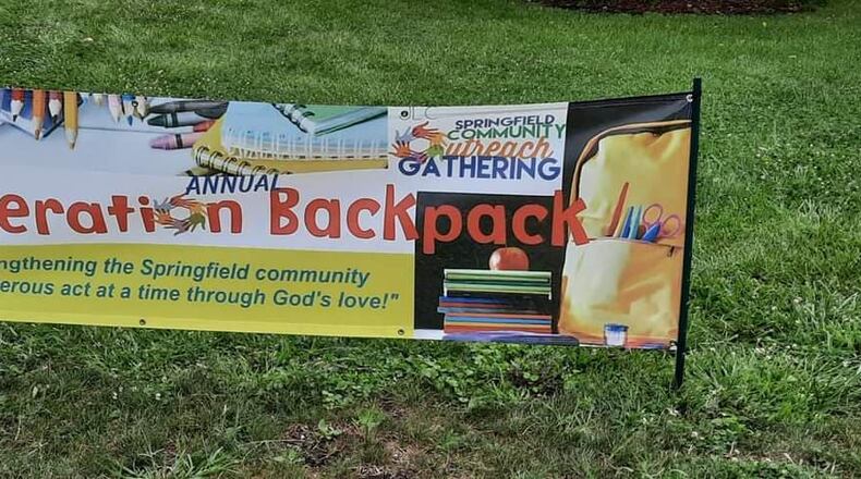 The annual Operation Backpack, held by JLC Springfield Community Outreach Gathering and Greater Grace Temple, will be held from 12 to 4 p.m. on Saturday, Aug. 13. Contributed