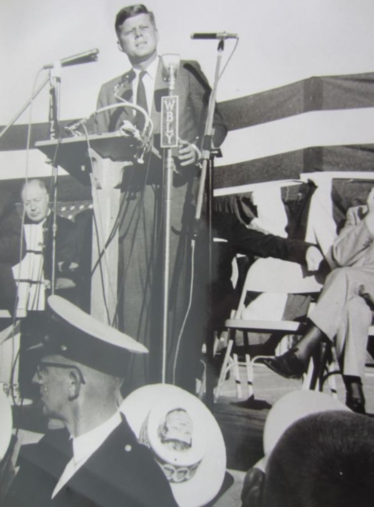 JFK Springfield campaign stop October 1960