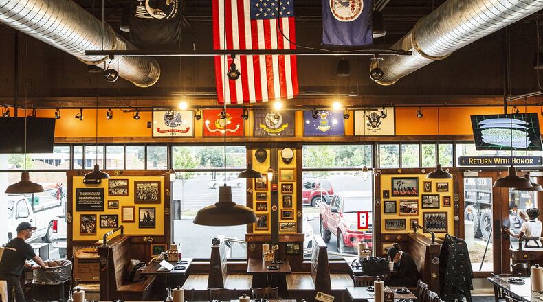 The interior of its Charlottesville, Va. location of Mission BBQ is seen in this handout photo. CONTRIBUTED