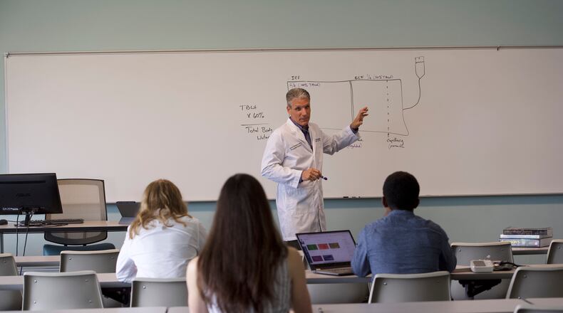 Jason Grahame leads the way as director for Cedarville’s new PA Program for graduate students. Contributed/Photo by Scott Huck, Cedarville University