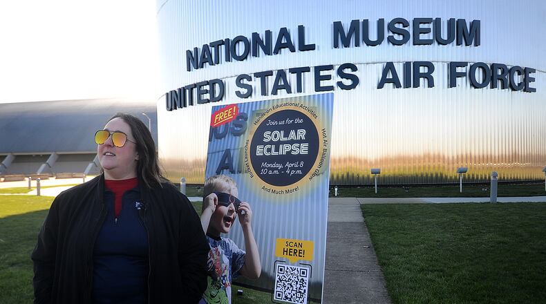 Monday’s total solar eclipse has Riverside planning to declare a weeklong state of emergency as the city expects heavy traffic around Wright-Patterson Air Force Base and the National Museum of the United States Air Force talks. MARSHALL GORBY\STAFF