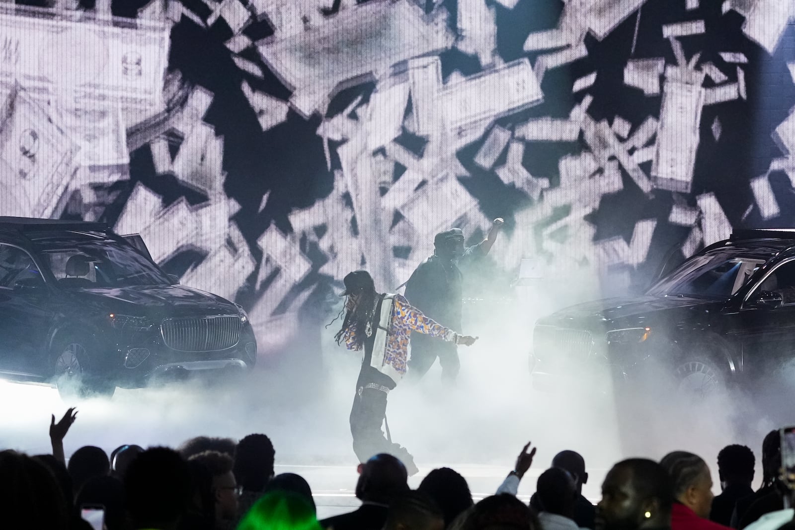 Playboi Carti performs during the BET Awards on Monday, June 9, 2025, at the Peacock Theater in Los Angeles. (AP Photo/Chris Pizzello)