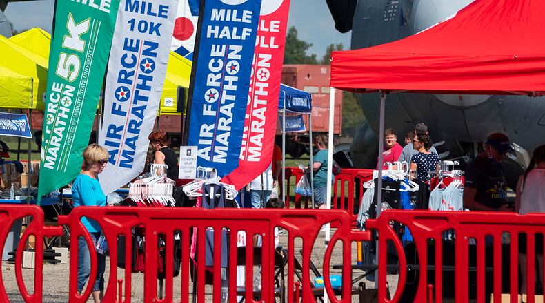 Wright-Patterson Air Force Base is set to welcome more than 11,000 runners, spectators and vendors during Air Force Marathon weekend today through Saturday.
