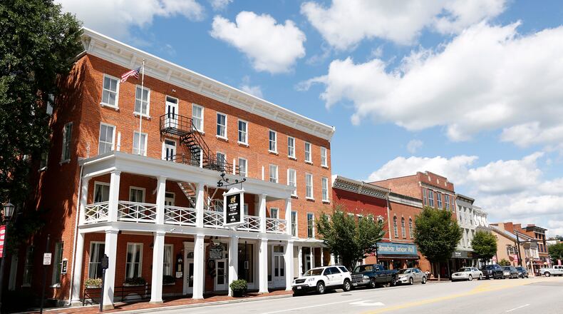 The Golden Lamb is an icon of historic downtown Lebanon. LISA POWELL / STAFF