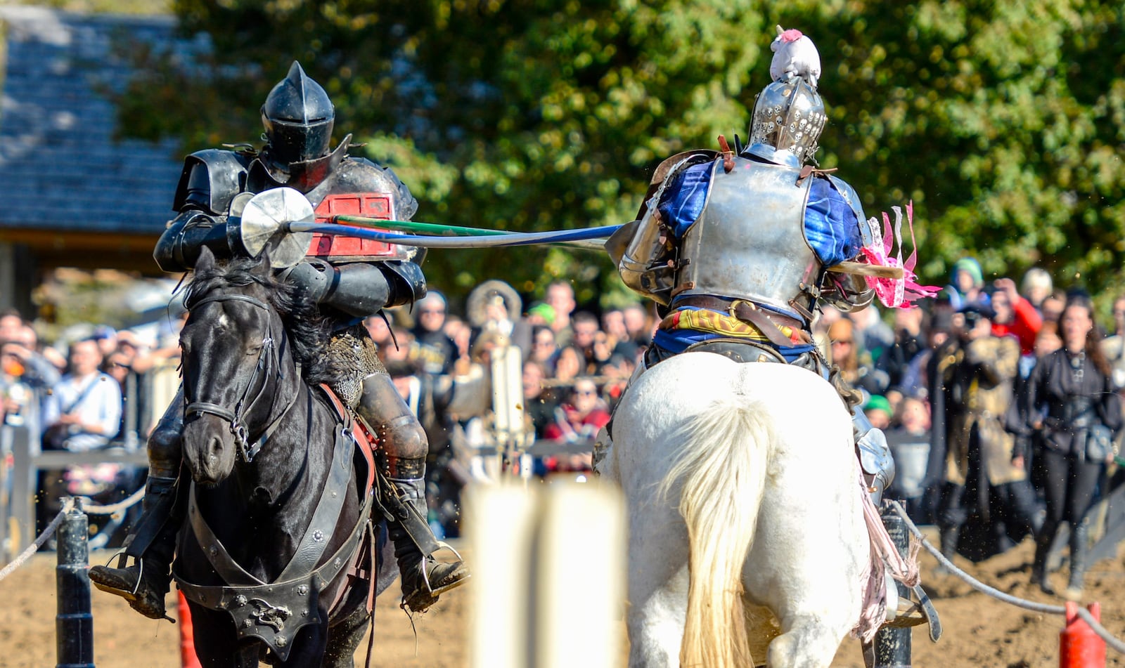 Knights and jousting are part of the medieval fun at the Ohio Renaissance Festival throughout September and October weekends. CONTRIBUTED