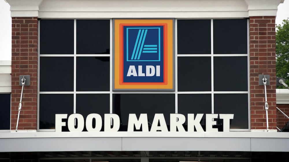 FILE - An Aldi's Food Market in Salem, N.H on June 5, 2017. (AP Photo/Elise Amendola, File)