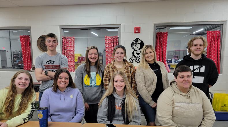The 2022-23 Northeastern Local School District FFA officer team. Contributed