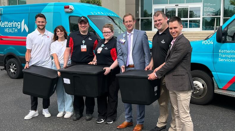 Kettering Health received hundreds of clothing donations from Bengals wide receiver Jack Sorenson for women who undergo Sexual Assault Nurse Examiner (SANE) exams and have their clothing taken as evidence. CONTRIBUTED