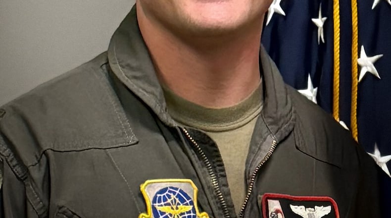 This photo provided by by Mary Remmes shows Maj. Alex Kilnner on Jan. 10, 2026. (Mary Remmes via AP)