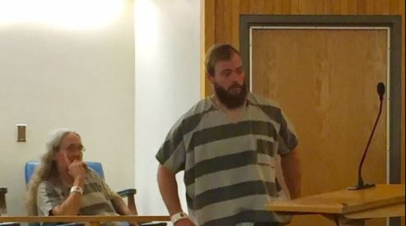 Seth Tackett appears in Clark County Municipal Court on Wednesday. Liz Winhover/Staff