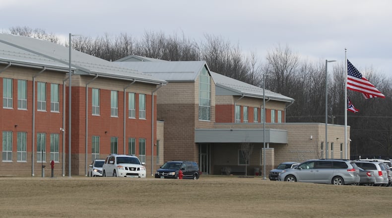 Northwestern Local Schools officials say teenager in Florida reported threat involving local students. Bill Lackey/Staff