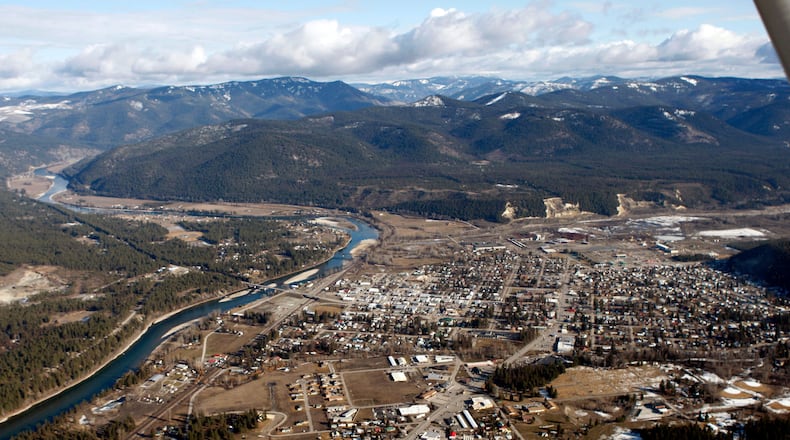 FILE - The town of Libby, Mont., is seen Feb. 17, 2010. (AP Photo/Rick Bowmer, File)