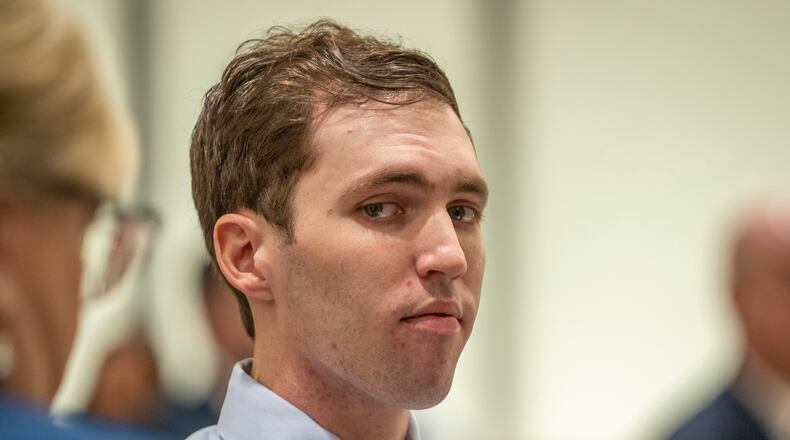 Tyler Robinson, accused of the murder of Charlie Kirk, appears during a hearing in Fourth District Court in Provo, Thursday, Dec. 11, 2025. (Rick Egan/The Salt Lake Tribune via AP, Pool)
