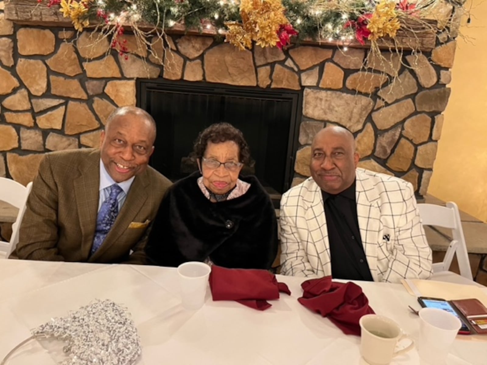 Springfield resident Alice Marshall with her sons, Reginald "Reggie" Marshall of Charlotte, North Carolina, and Michael "Mike" Marshall of Dayton. PHOTO CONTRIBUTED BY FAMILY.