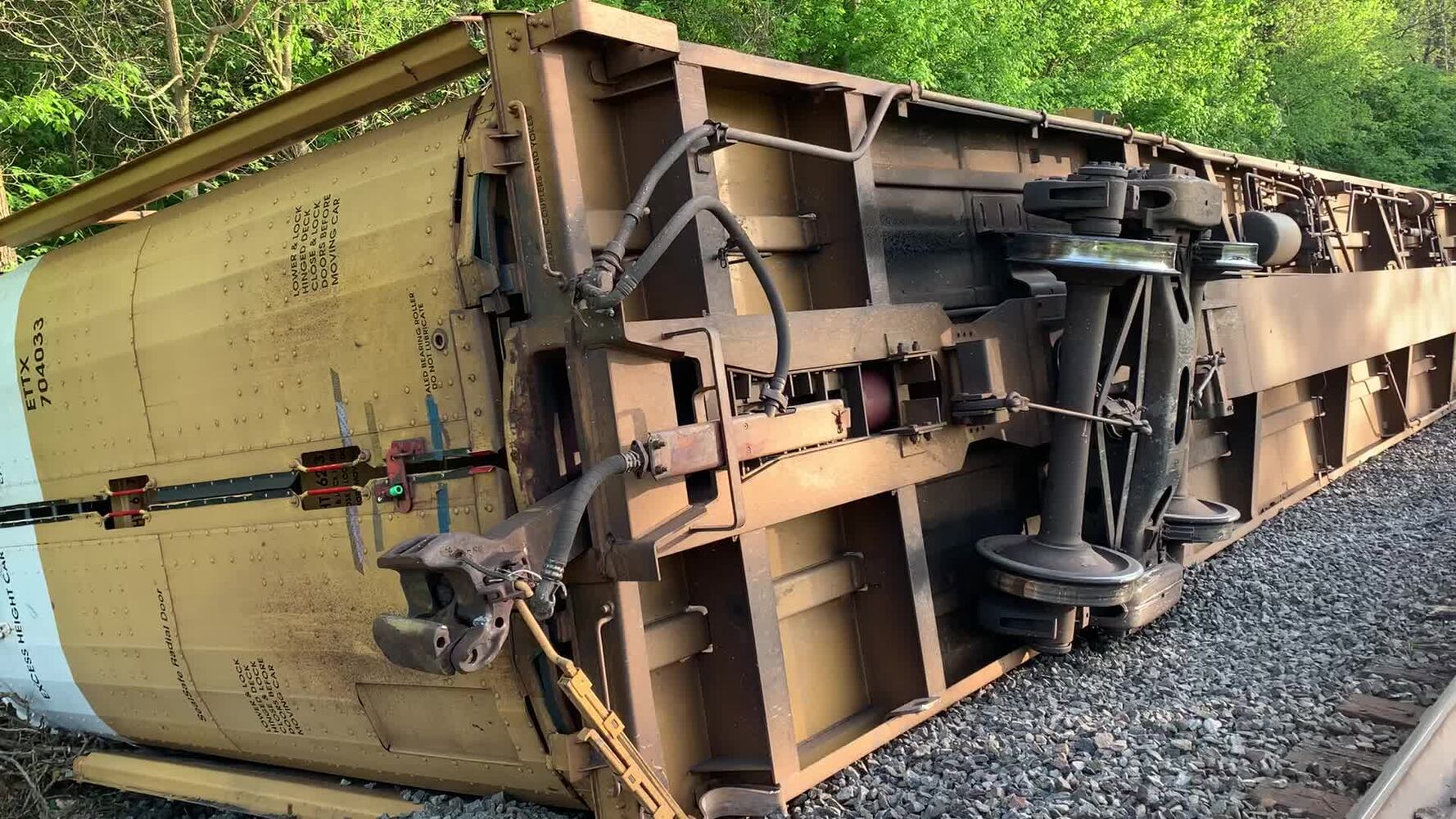 Clark County train derailment