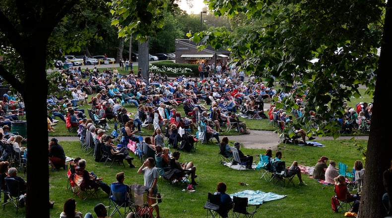 The Springfield Arts Council's Summer Arts Festival will celebrate its 60th season with five weeks of acts in the Veterans Park Amphitheater, many tying into the anniversary. BILL LACKEY/STAFF
