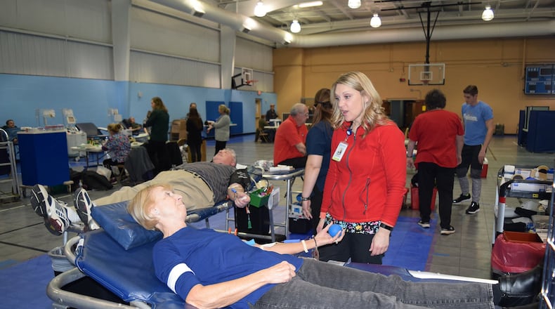 Community Blood Center has several blood drives scheduled in January including at Maiden Lane Church of God in Springfield. CONTRIBUTED