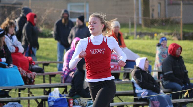 Troy High School volleyball and track standout Camryn Moeller. GREG BILLING / CONTRIBUTED