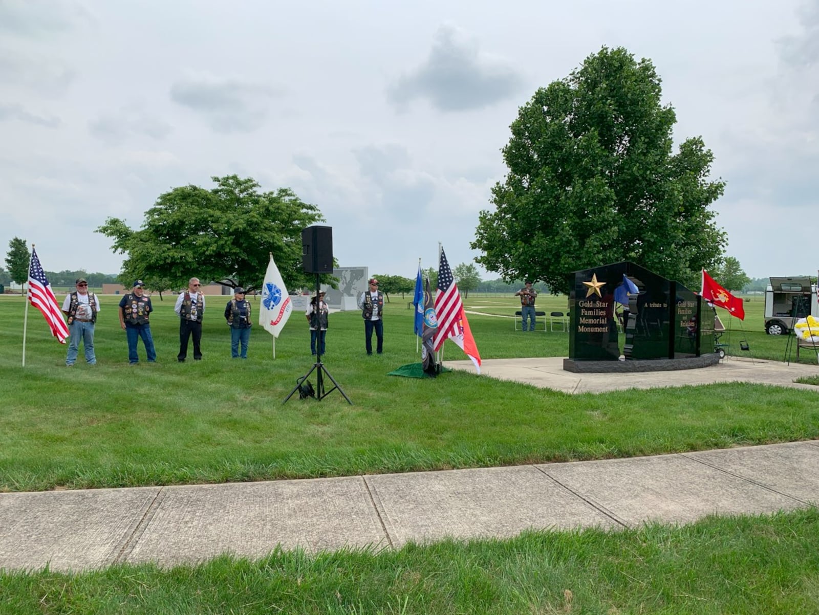 The Gold Star Families Memorial Service was held June 7 at the Memorial Monument at the Air Force Museum to honor those who died while serving in the U.S. military. Brooke Spurlock/Staff
