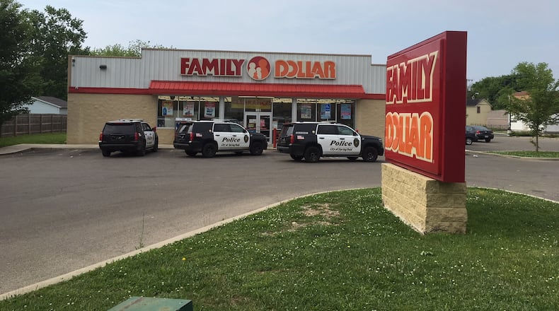 Police are investigating Monday morningy armed robbery at Springfield Family Dollar. BILL LACKEY/STAFF