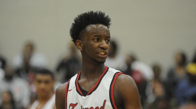 Trotwood-Madison junior Amari Davis surpassed 1,000 career points in the Rams’ previous game against Bowman Academy, a charter school located at Gary, Ind. MARC PENDLETON / STAFF.