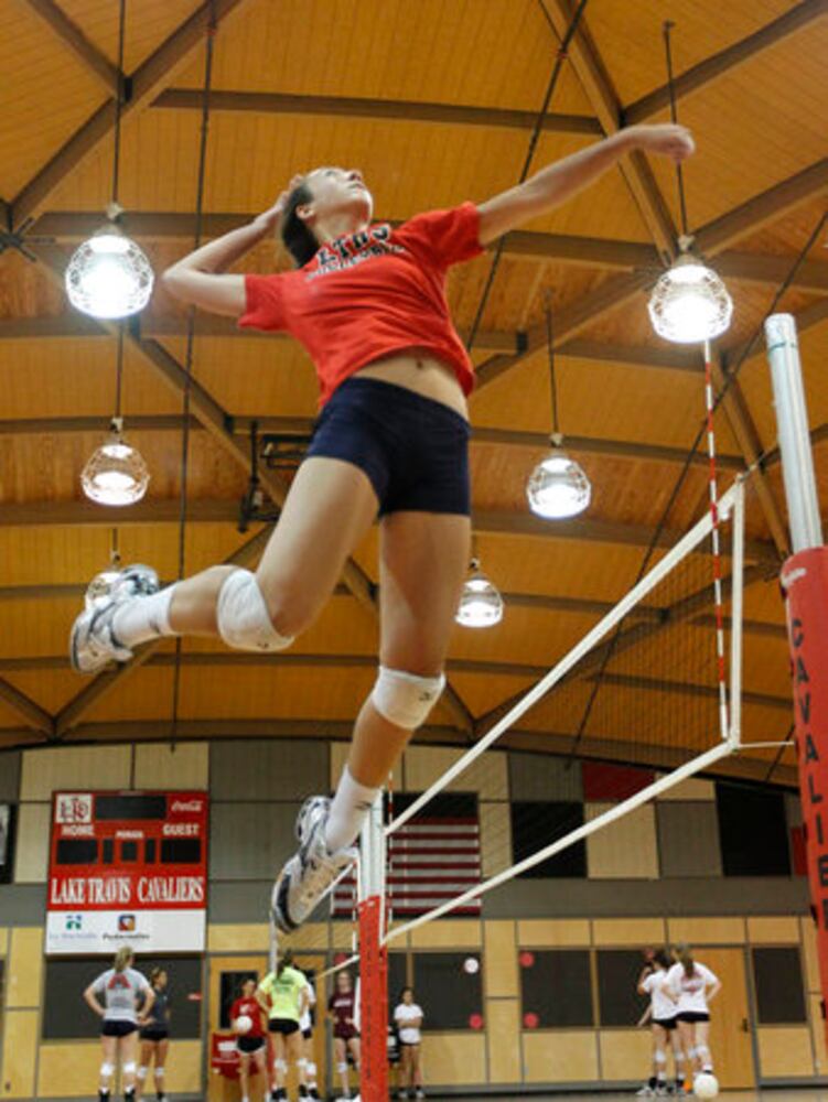 Lake Travis High School Volleyball practice