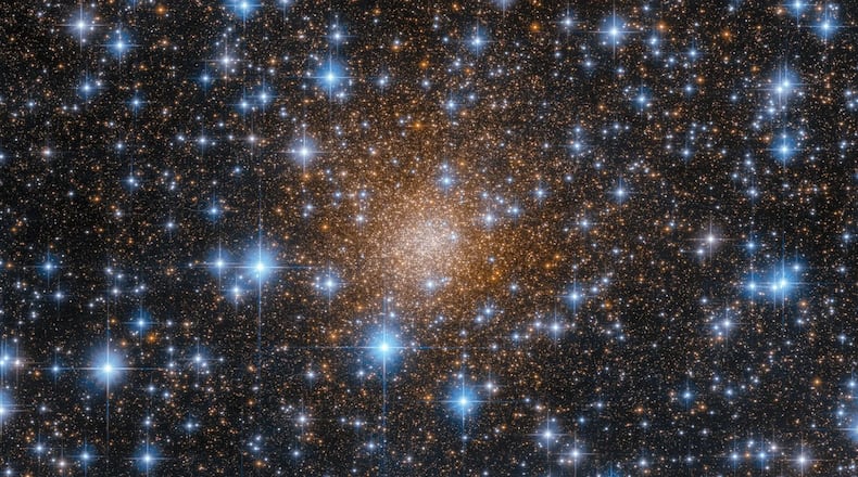 A star cluster captured by the Hubble Space Telescope. PHOTO COURTESY OF NASA