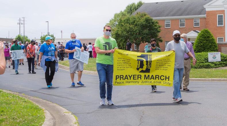: Simunye, a local group of ministers that has led events such as a prayer march last summer to draw attention to issues affecting the community, will lead a citywide Zoom prayer meeting in response to the Washington, D.C. on Friday. Contributed photo