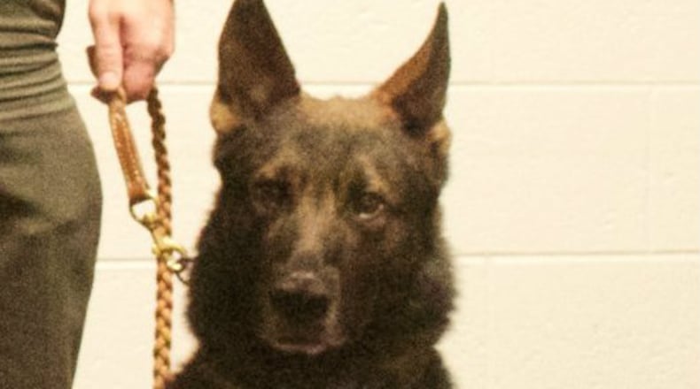 The K-9 will be aiding drug enforcement deputies in searches and patrols, according to Clark County Sheriff Deb Burchett. HASAN KARIM/STAFF