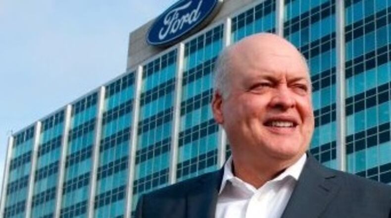Jim Hackett, president and chief executive officer, Ford Motor. JEFF KOWALSKY/AFP/Getty Images