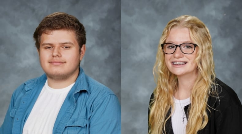 Osman Diaz (left) and Taylor Haffner, both juniors at Global Impact STEM Academy in Springfield, died in a car accident Friday, April 21, 2023. Photos courtesy Global Impact STEM Academy