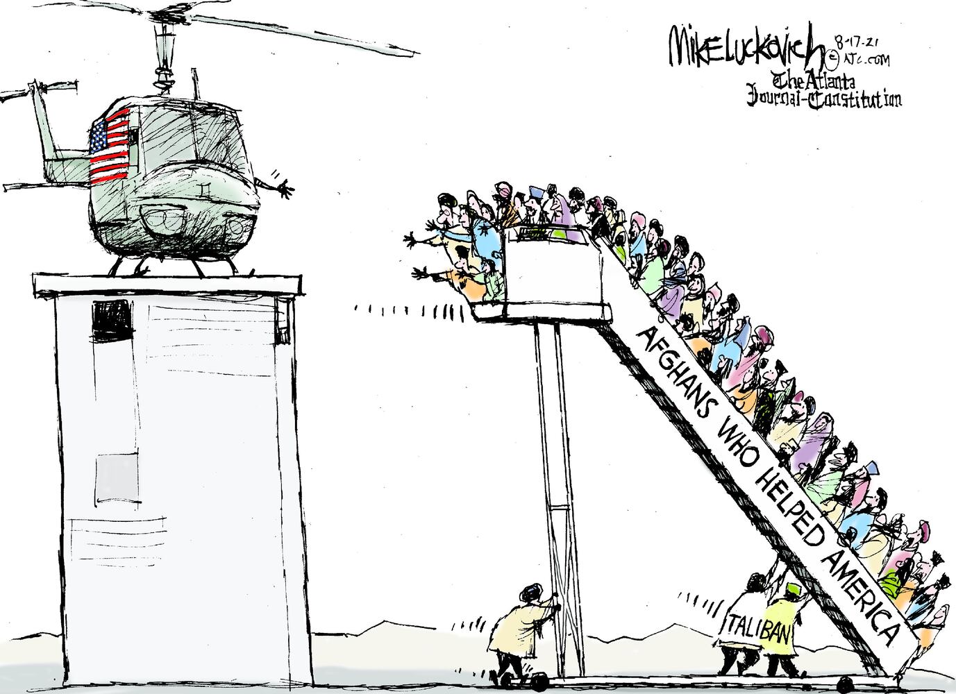 Week in cartoons: Afghanistan pullout and more